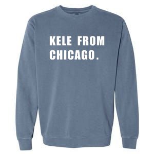 KELE FROM CHICAGO Garment-Dyed Sweatshirt