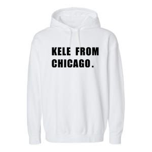 KELE FROM CHICAGO Garment-Dyed Fleece Hoodie