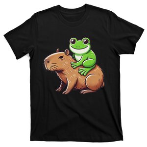 Kawaii Frog Capybara T-Shirt