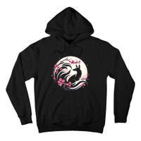 Kitsune Fox Cherry Blossom Flowers Japanese Nine Tailed Fox Tall Hoodie