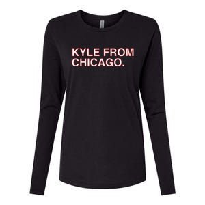 Kyle From Chicago Womens Cotton Relaxed Long Sleeve T-Shirt