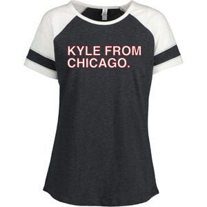 Kyle From Chicago Enza Ladies Jersey Colorblock Tee