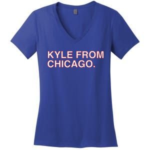 Kyle From Chicago Women's V-Neck T-Shirt