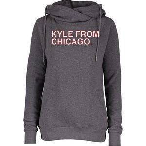 Kyle From Chicago Womens Funnel Neck Pullover Hood