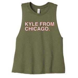 Kyle From Chicago Women's Racerback Cropped Tank