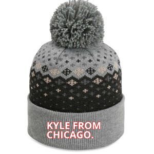 Kyle From Chicago The Baniff Cuffed Pom Beanie