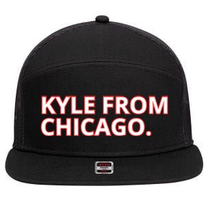 Kyle From Chicago 7 Panel Mesh Trucker Snapback Hat