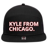 Kyle From Chicago 7 Panel Mesh Trucker Snapback Hat