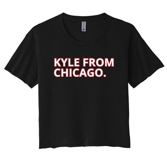 Kyle From Chicago Women's Crop Top Tee