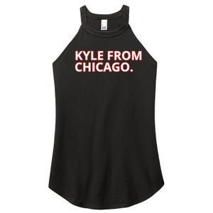 Kyle From Chicago Women's Perfect Tri Rocker Tank