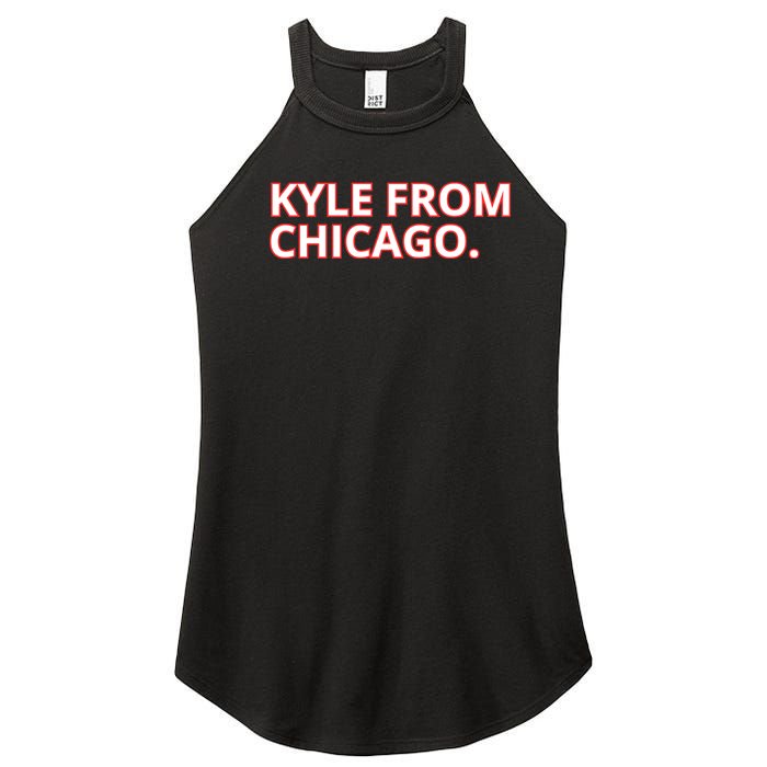 Kyle From Chicago Women's Perfect Tri Rocker Tank