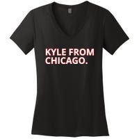 Kyle From Chicago Women's V-Neck T-Shirt