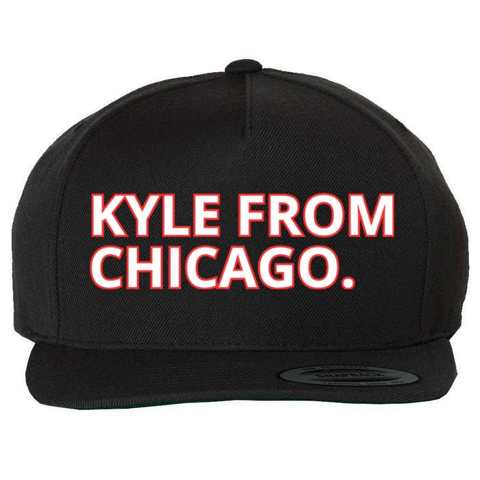 Kyle From Chicago Wool Snapback Cap