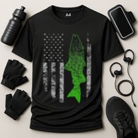 Kokanee Flag Cool Kokanee Fishing Cooling Performance Crew T-Shirt