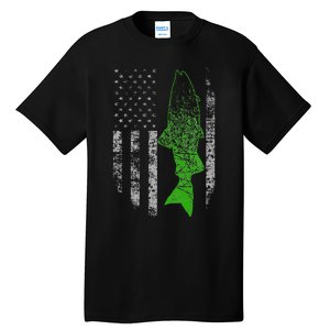 Kokanee Flag Cool Kokanee Fishing Tall T-Shirt