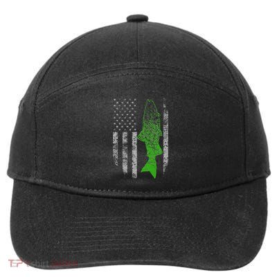 Kokanee Flag Cool Kokanee Fishing 7-Panel Snapback Hat
