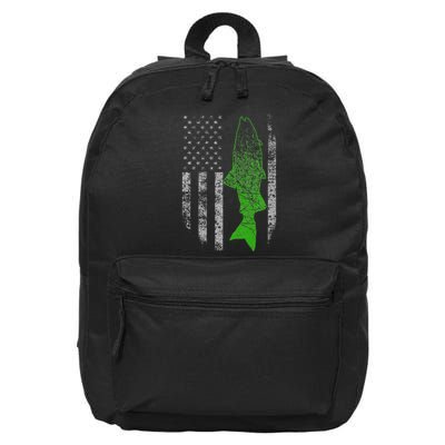 Kokanee Flag Cool Kokanee Fishing 16 in Basic Backpack