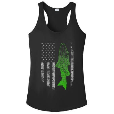 Kokanee Flag Cool Kokanee Fishing Ladies PosiCharge Competitor Racerback Tank