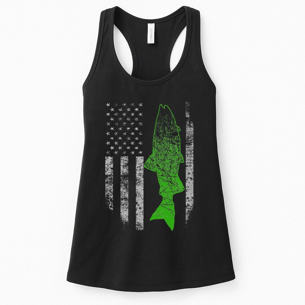 Kokanee Flag Cool Kokanee Fishing Womens Tank Top