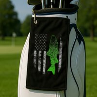 Kokanee Flag Cool Kokanee Fishing Golf Towel