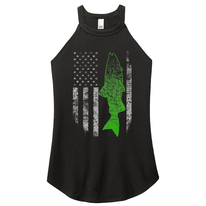 Kokanee Flag Cool Kokanee Fishing Women's Perfect Tri Rocker Tank