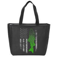 Kokanee Flag Cool Kokanee Fishing Zip Tote Bag