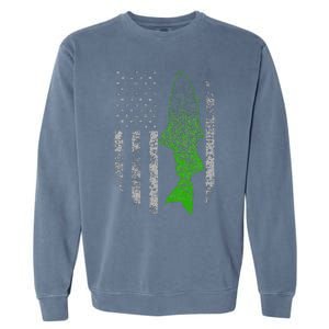 Kokanee Flag Cool Kokanee Fishing Garment-Dyed Sweatshirt