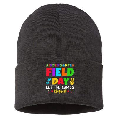Kindergarten Field Day 2025 Let The Games Begin Teacher Sustainable Knit Beanie
