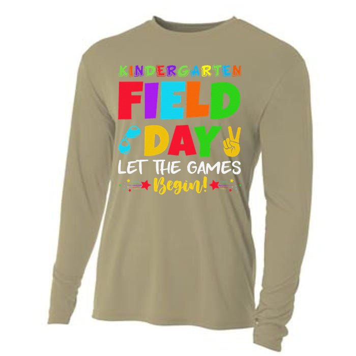 Kindergarten Field Day 2025 Let The Games Begin Teacher Cooling Performance Long Sleeve Crew