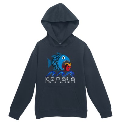 Kamala Fish Eat Fish Urban Pullover Hoodie