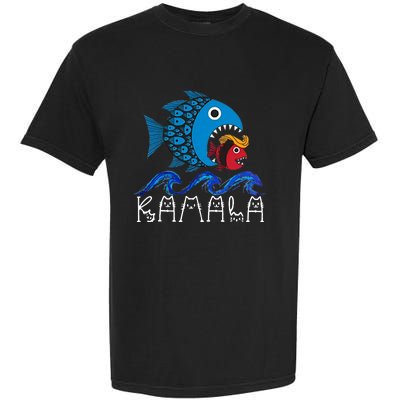 Kamala Fish Eat Fish Garment-Dyed Heavyweight T-Shirt