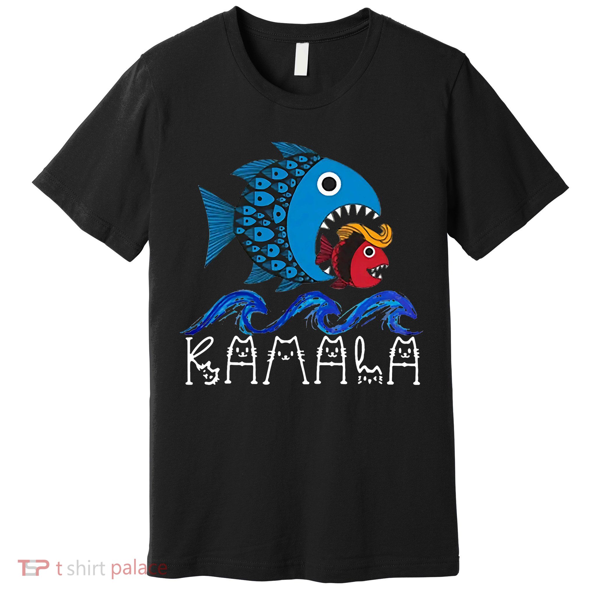 Kamala Fish Eat Fish Premium T-Shirt