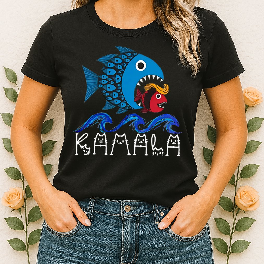 Kamala Fish Eat Fish Womens T-Shirt