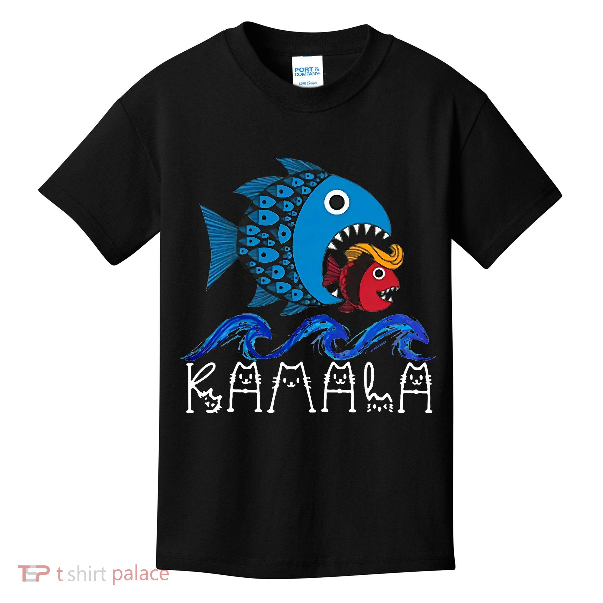 Kamala Fish Eat Fish Kids T-Shirt