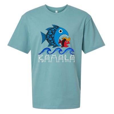 Kamala Fish Eat Fish Sueded Cloud Jersey T-Shirt