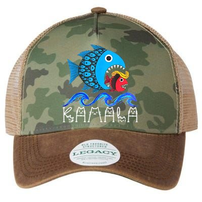 Kamala Fish Eat Fish Legacy Tie Dye Trucker Hat