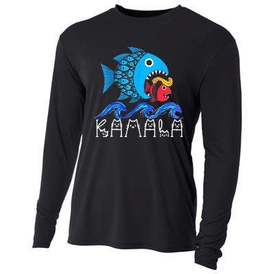 Kamala Fish Eat Fish Cooling Performance Long Sleeve Crew