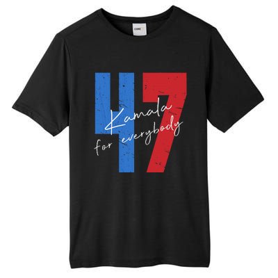 Kamala For Everybody Vote Kamala President Harris 47 Tall Fusion ChromaSoft Performance T-Shirt