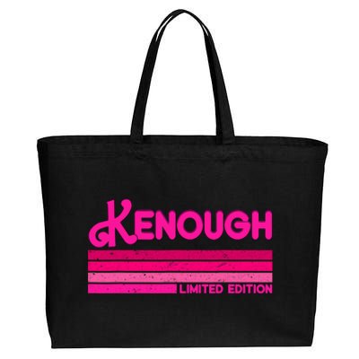 Ken Funny Enough Name Personalized Retro Vintage 80s 90s Cotton Canvas Jumbo Tote