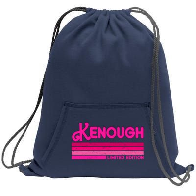 Ken Funny Enough Name Personalized Retro Vintage 80s 90s Sweatshirt Cinch Pack Bag