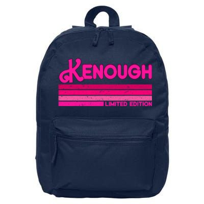 Ken Funny Enough Name Personalized Retro Vintage 80s 90s 16 in Basic Backpack