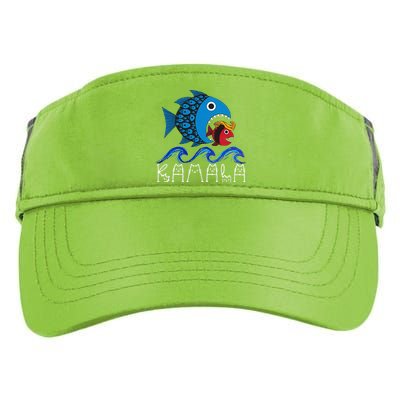 Kamala Fish Eat Fish Gift Adult Drive Performance Visor