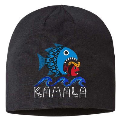 Kamala Fish Eat Fish Gift Sustainable Beanie