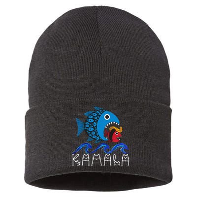 Kamala Fish Eat Fish Gift Sustainable Knit Beanie