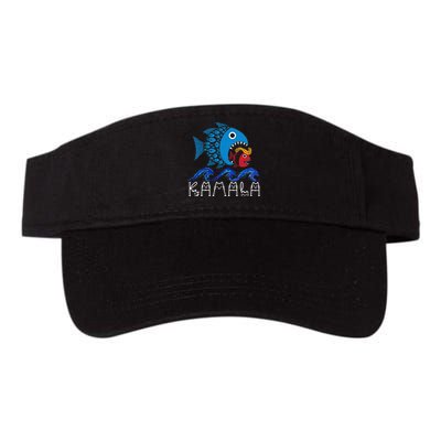 Kamala Fish Eat Fish Gift Valucap Bio-Washed Visor