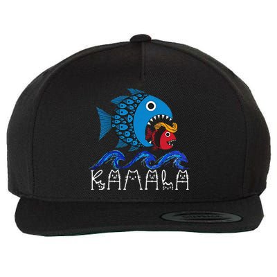 Kamala Fish Eat Fish Gift Wool Snapback Cap