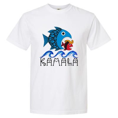 Kamala Fish Eat Fish Garment-Dyed Heavyweight T-Shirt