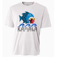 Kamala Fish Eat Fish Cooling Performance Crew T-Shirt