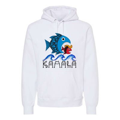 Kamala Fish Eat Fish Premium Hoodie