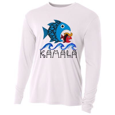 Kamala Fish Eat Fish Cooling Performance Long Sleeve Crew